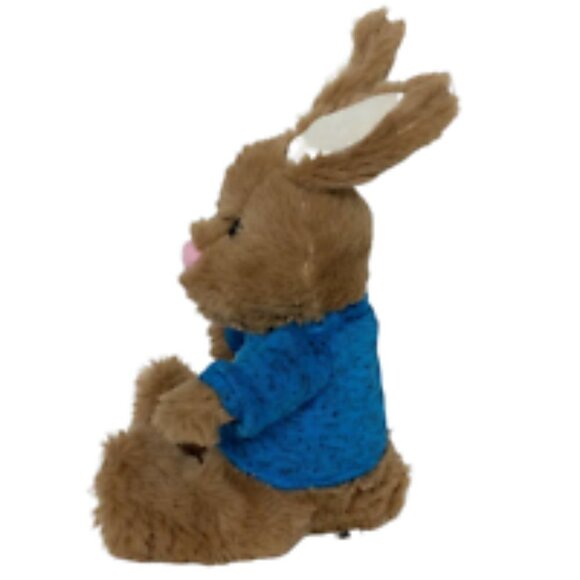 Goffa Happy Easter Bunny Rabbit Blue Sweater 11" - Picture 4 of 7